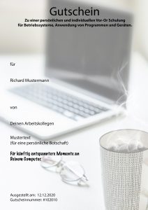 Gutschein Computer